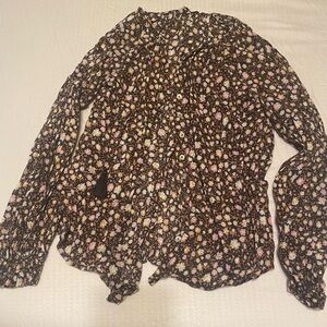 Spell Rae Mini Skirt - Black & Spell Rae Blouse - Black